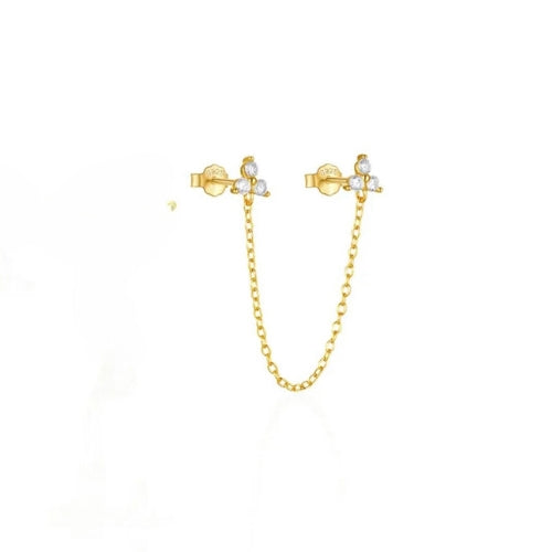 Boucle d'oreille Amaryllis double