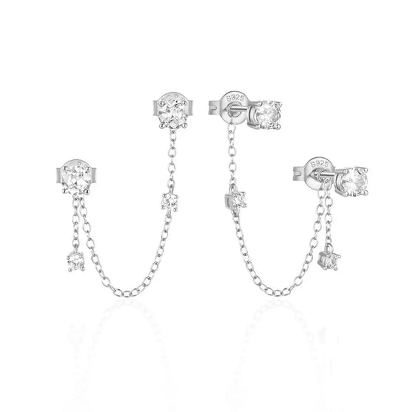 Boucle d'oreille unique doré