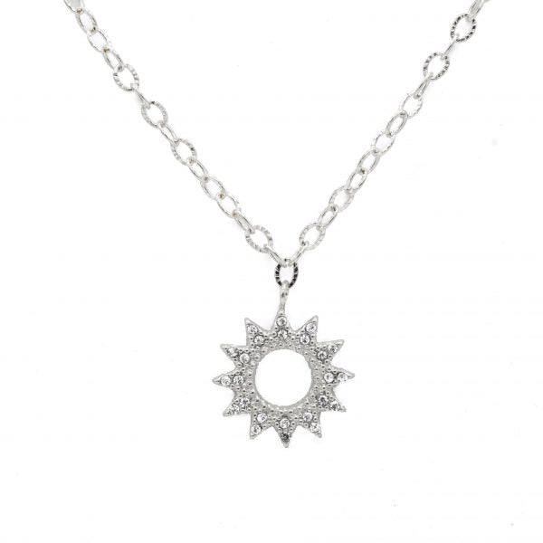 Collier Sun argenté