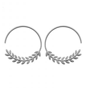 Boucles dâoreilles Alina argentĂ©es