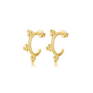 Boucles dâoreilles Jessica dorĂ©es