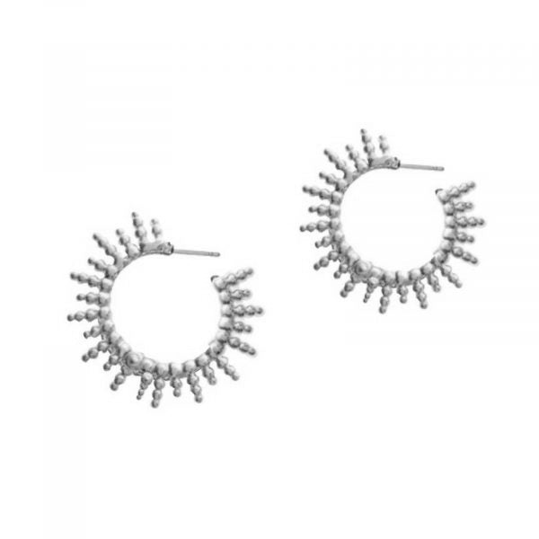 Boucles dâoreilles LĂ©a argentĂ©
