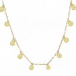 Collier laure doré