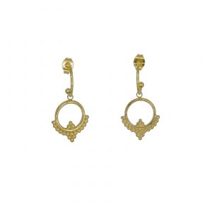 Boucles dâoreilles Sarah dorĂ©es