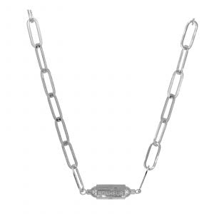 Collier Combille argenté