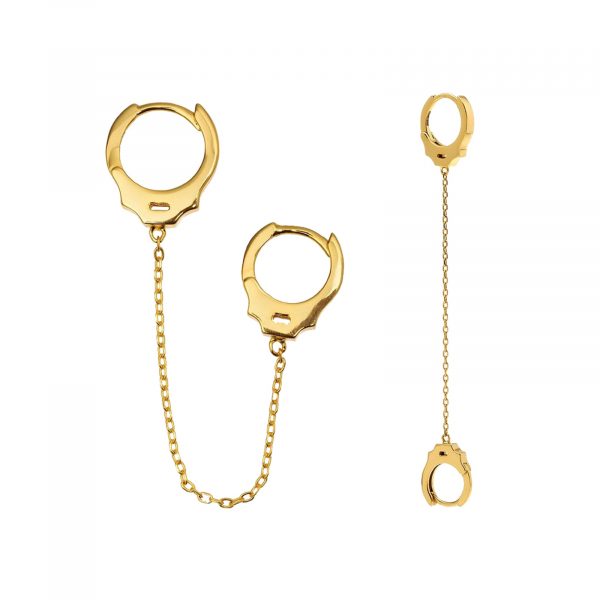 Boucles d’oreilles Olympe dorées